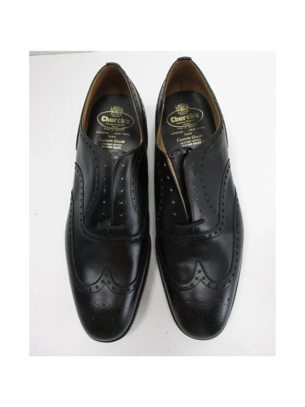 VTG Churchs Shoes 12 F Custom Grade Chetwynd Oxford Wingtip 110 US 11